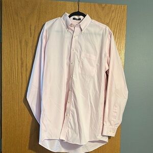 Kirkland Signature Pink Long Sleeve Button Down Shirt